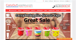 Desktop Screenshot of carryoutsupplies.com